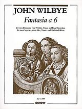 John Wilbye Notenblätter Fantasia à 6