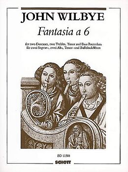 John Wilbye Notenblätter Fantasia à 6