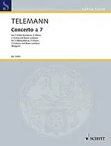 Georg Philipp Telemann Notenblätter Concerto à 7