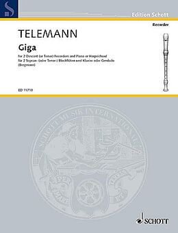 Georg Philipp Telemann Notenblätter Giga