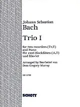 Johann Sebastian Bach Notenblätter Trio no.1