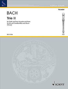Johann Sebastian Bach Notenblätter Trio No.2