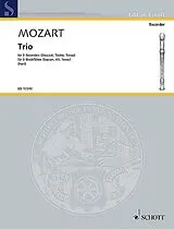 Wolfgang Amadeus Mozart Notenblätter Trio after KV439b