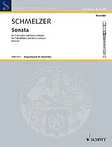 Johann Heinrich Schmelzer Notenblätter Sonata
