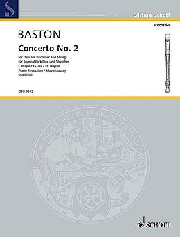 John Baston Notenblätter Konzert C-Dur Nr.2