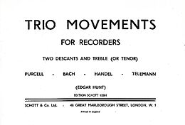  Notenblätter Trio movements