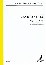 Gavin Bryars Notenblätter Expressa solis