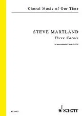 Steve Martland Notenblätter 3 Carols