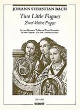 Johann Sebastian Bach Notenblätter 2 little Fugues