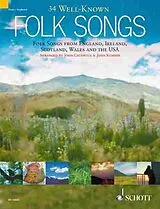  Notenblätter 34 well-known folk songs
