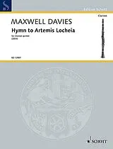 Sir Peter Maxwell Davies Notenblätter Hymn to Artemis Locheia