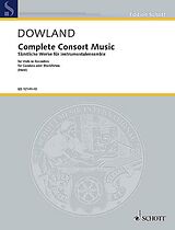 John Dowland Notenblätter Complete Consort Music