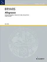 Gavin Bryars Notenblätter Allegrasco
