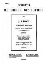 Johann Sebastian Bach Notenblätter Chorale Preludes vol.7