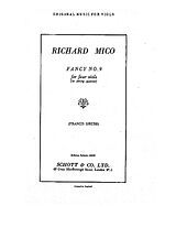 Richard Mico Notenblätter Fancy no.9