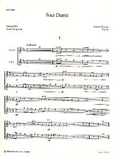 Antonin Leopold Dvorak Notenblätter 4 Duette op.38