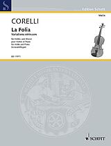 Arcangelo Corelli Notenblätter La Folia Variations sérieuses