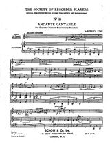 Rebecca King Notenblätter Andante cantabile no.10/Badinage