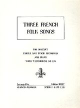  Notenblätter 3 French Folk Songs