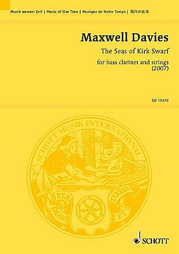 Sir Peter Maxwell Davies Notenblätter The Seas of Kirk Swarf
