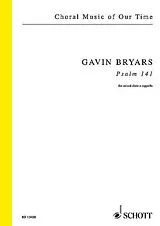 Gavin Bryars Notenblätter Psalm 141