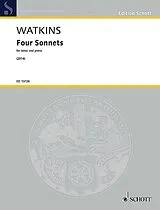 Huw Watkins Notenblätter ED13726 4 Sonnets