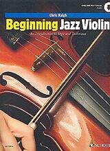 Chris Haigh Notenblätter Beginning Jazz Violin (+Online Material)