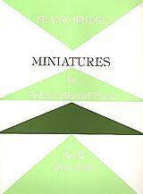 Frank Bridge Notenblätter Miniatures Set 2 (nos.4-6)