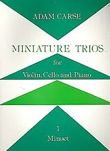 Adam Carse Notenblätter Minuet no.1