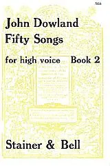 John Dowland Notenblätter 50 Songs vol.2 (nos.26-50)