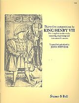 König von England Henry VIII Notenblätter 35 Compositions