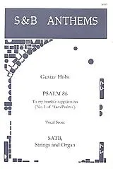 Gustav Holst Notenblätter To my humble supplication