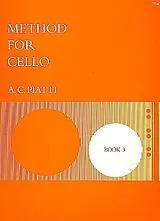 Alfredo Carlo Piatti Notenblätter Method for cello vol.3