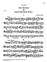 Ralph Vaughan Williams Notenblätter 6 Studies in English Folk Song