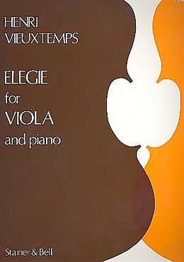 Henri Vieuxtemps Notenblätter Elegie op.30 for viola and piano