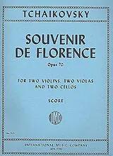 Peter Iljitsch Tschaikowsky Notenblätter Souvenir de Florence op.70