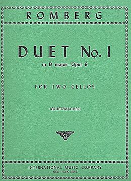 Bernhard Heinrich Romberg Notenblätter Duet D major op.9,1