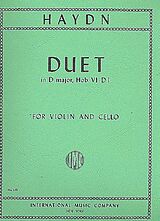 Franz Joseph Haydn Notenblätter Duet D major