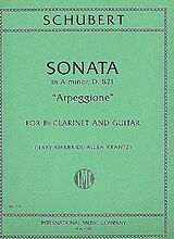 Franz Schubert Notenblätter Sonata a minor D821 Arpeggione
