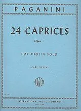 Nicolò Paganini Notenblätter 24 Caprices op.1