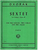 Antonin Leopold Dvorak Notenblätter Sextet A major op.48