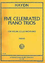 Franz Joseph Haydn Notenblätter 5 celebrated Trios Hob.XV nos.3,21,24-26