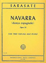 Pablo de Sarasate Notenblätter Navarra (danza espagnole) op.33