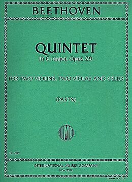 Ludwig van Beethoven Notenblätter Quintet C major op.29