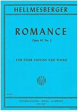 Joseph Hellmesberger Notenblätter Romance op.43,2
