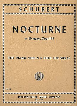 Franz Schubert Notenblätter Nocturne E flat major op.148
