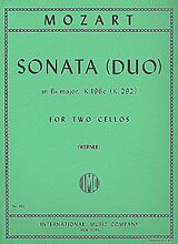 Wolfgang Amadeus Mozart Notenblätter Sonata (Duo) b flat Major KV196c (KV292)