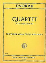 Antonin Leopold Dvorak Notenblätter Quartet Eb major op.87