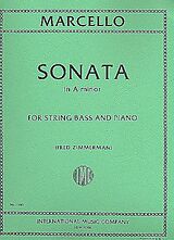 Benedetto Marcello Notenblätter Sonata a minor