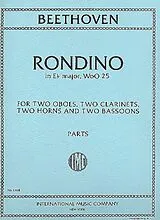 Ludwig van Beethoven Notenblätter Rondino E flat major opph